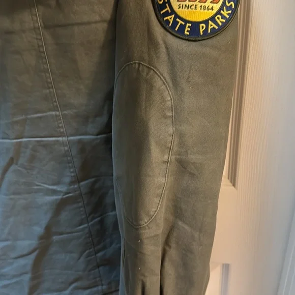 California State Parks Dickies hooded jacket plaid Size Medium - Picture 7 of 9